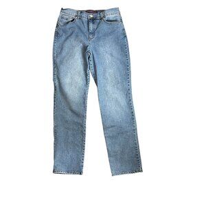 Gloria Vanderbilt Amanda Blue Jeans Size 12 Stretch Medium Wash Straight Leg